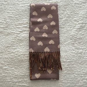 Never used before Scarf. Anna & Ava scarf with Hearts